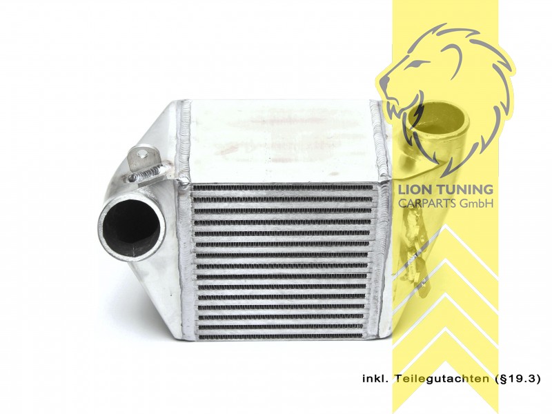 170mm x 210mm x 70mm, 60mm, 350mm, originale Haltepunkte und Schläuche werden übernommen, Aluminium, 1.8T Quermotor (150 - 200 PS), Eintragungspflichtig / Teilegutachten liegt bei