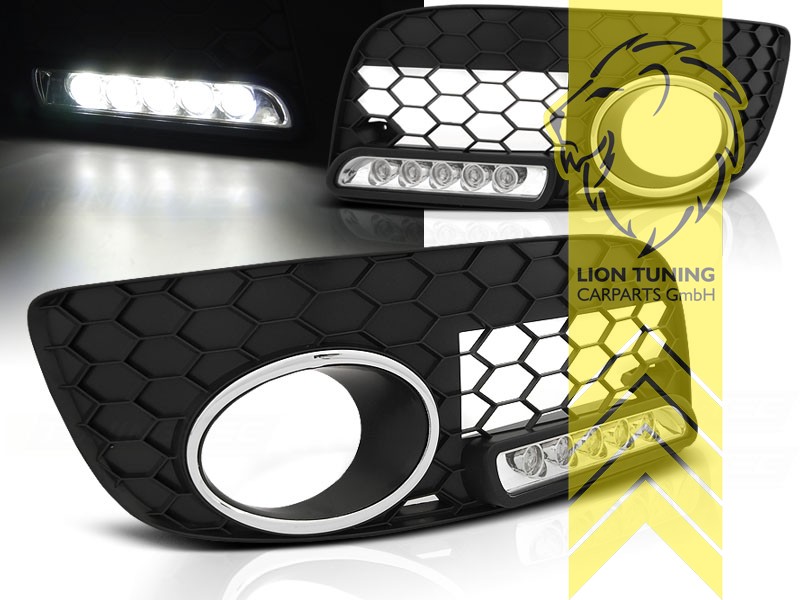 Liontuning - Tuningartikel für Ihr Auto  Lion Tuning Carparts GmbH  Fahrzeugspezifisches LED Tagfahrlicht VW Golf 5 Limousine Variant GT GTI