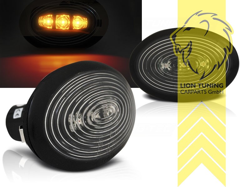 LED, schwarz, Eintragungsfrei / mit E-Prüfzeichen