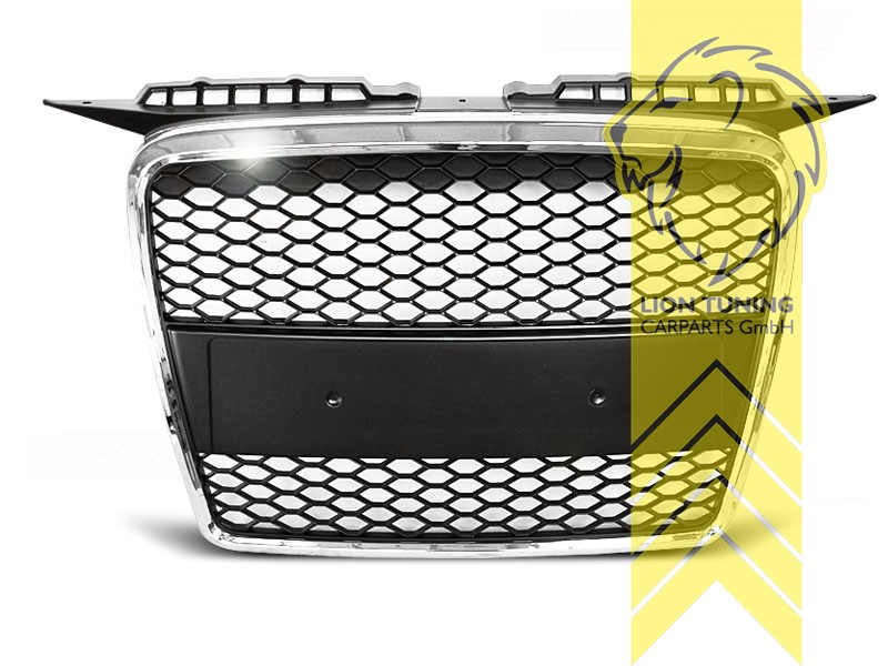 chrom, schwarz matt, Nicht passend für S-Line / S3, ABS Kunststoff, Eintragungsfrei / als Ersatzteil verwendbar