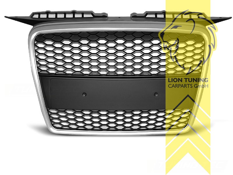 Logohalter liegt bei, silber, schwarz matt, Nicht passend für S-Line / S3, ABS Kunststoff, Eintragungsfrei / als Ersatzteil verwendbar