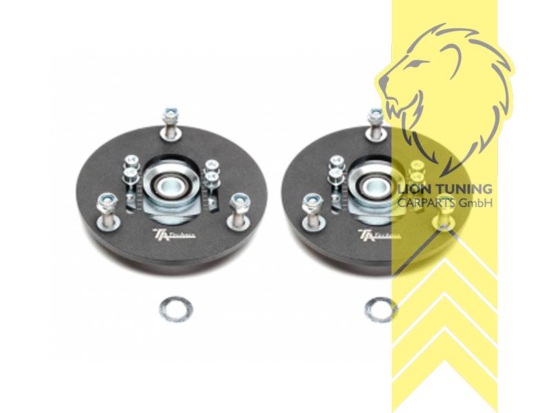 nicht passend für 5er E34 mit 16mm Schaft, nicht passend beim 5er E34 iX (4x4), 6er E24 ab Baujahr 06/1982 -, durch Austausch der Domlager zusätzliche Tieferlegung von 25mm