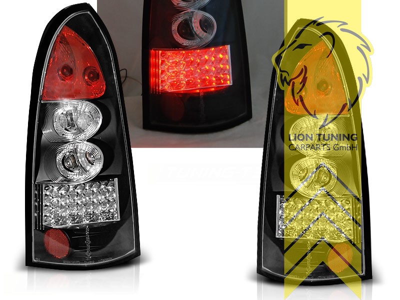 LED, schwarz, Eintragungsfrei / mit E-Prüfzeichen