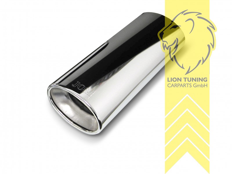 Liontuning - Tuningartikel für Ihr Auto  Lion Tuning Carparts GmbH Edelstahl  Endrohr oval