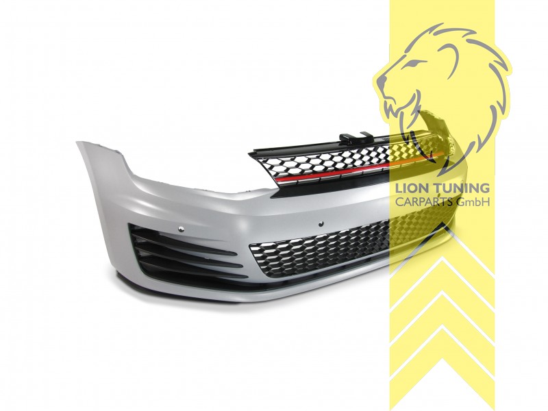 Ersatzteile von äquivalenter Qualität für die Besitzer des Fahrzeugs (entspr. EU-Verordnung 46/2010), auch passend für Fahrzeuge mit Spurhalteassistent, PP Kunststoff, grundiert, für Fahrzeuge mit PDC, für Fahrzeuge mit oder ohne SRA