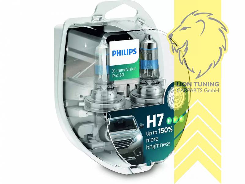Halogen, 3400K, H7, 55W, Scheinwerfer, 12 V, Eintragungsfrei / mit E-Prüfzeichen