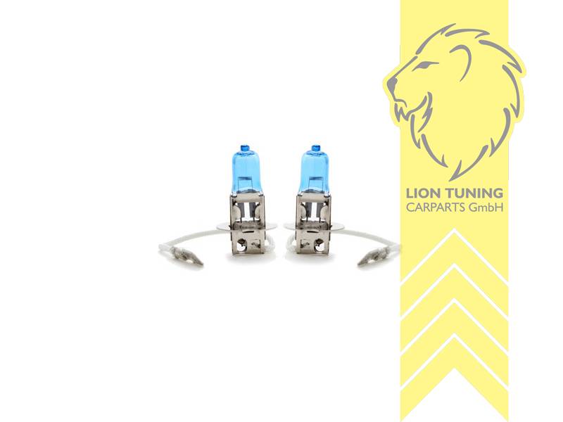 Halogen, 6000K, H3, 55W, Scheinwerfer, 12 V, Eintragungsfrei / mit E-Prüfzeichen