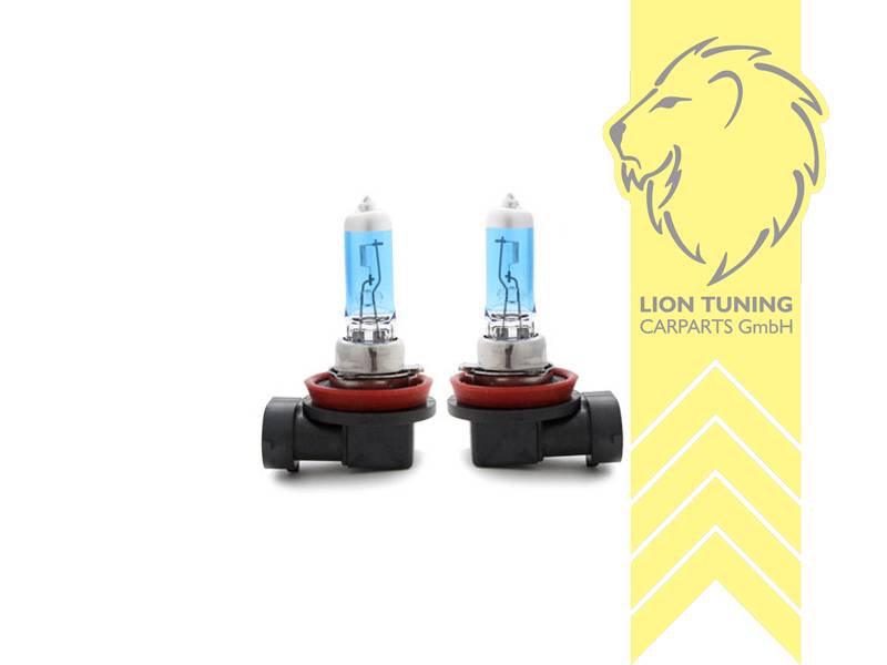 Halogen, 6000K, H11, 55W, Scheinwerfer, 12 V, Eintragungsfrei / mit E-Prüfzeichen