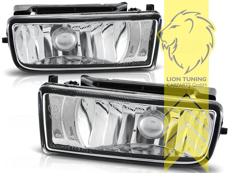 Halogen, chrom, passend für Standard, M-Paket und M3 Stoßstange, H3, Eintragungsfrei / mit E-Prüfzeichen