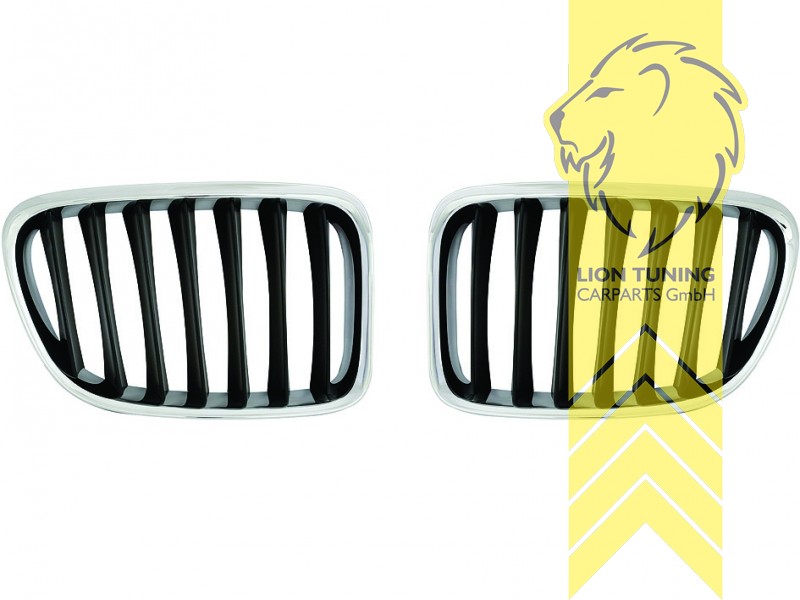 chrom, schwarz matt, ABS Kunststoff, Eintragungsfrei / keine Eintragung nötig