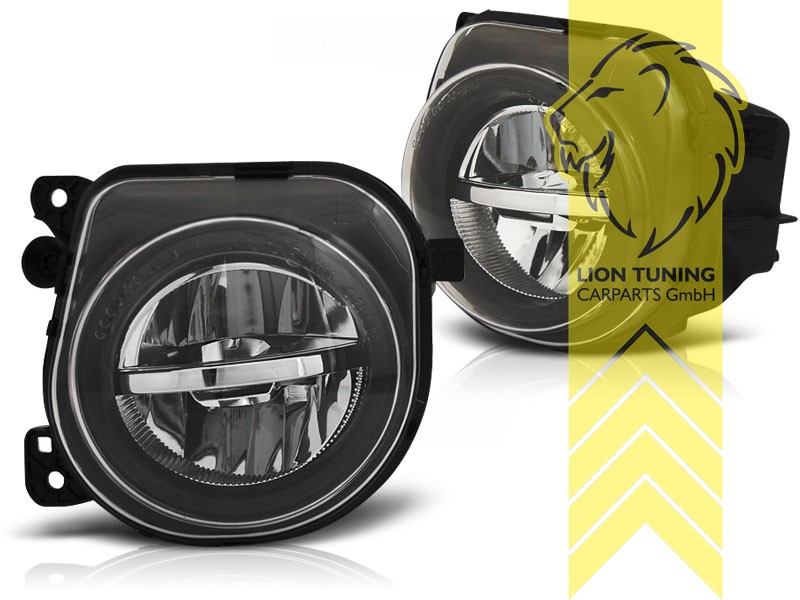 LED, schwarz, nur passend für Fahrzeuge mit M-Paket Stoßstange, Eintragungsfrei / mit E-Prüfzeichen