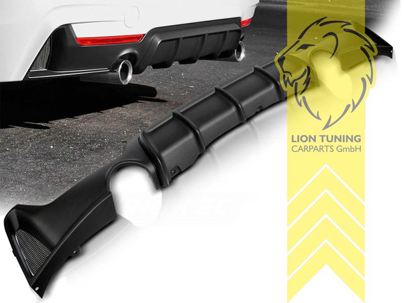 links und rechts, passend für unsere Artikelnummer 13095 und 11771, auch passend für die original F32 / F33 M-Paket Stoßstange, PP Kunststoff, schwarz - lackierfähig, Eintragungsfrei / als Ersatzteil verwendbar