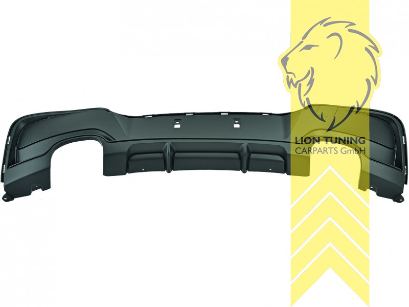 links und rechts, passend für unsere Artikelnummer 12570 und 13096, auch passend für die original F20 / F21 M-Paket Stoßstange, PP Kunststoff, schwarz - lackierfähig, Eintragungsfrei / als Ersatzteil verwendbar