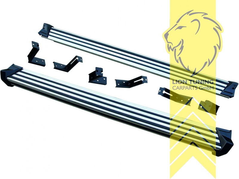 nur passend für 5-Türer langer Radstand, Ersatzteile von äquivalenter Qualität für die Besitzer des Fahrzeugs (entspr. EU-Verordnung 46/2010), Lieferung inkl. Anbaumaterial, PP Kunststoff / Aluminium