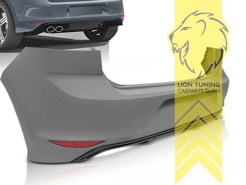 links, Ersatzteile von äquivalenter Qualität für die Besitzer des Fahrzeugs (entspr. EU-Verordnung 46/2010), PP Kunststoff, grundiert, für Fahrzeuge mit PDC, Eintragungsfrei / mit ABE