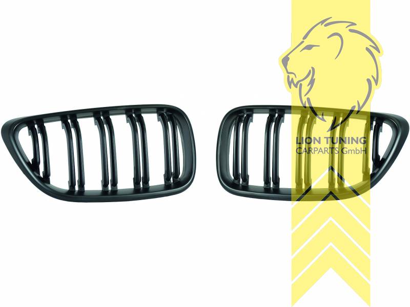 Doppelsteg, schwarz matt, ABS Kunststoff, Eintragungsfrei / als Ersatzteil verwendbar