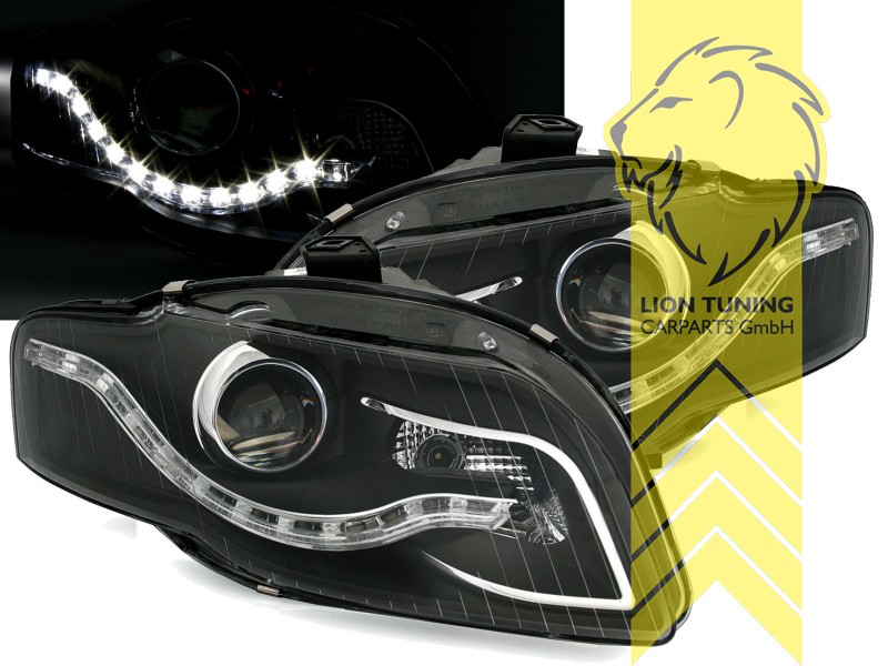 Halogen, schwarz, Abblendlicht und Fernlicht in einer Linse H9, Blinkerbirnen BAU15S, elektrisch verstellbar - Stellmotor integriert, Eintragungsfrei / mit E-Prüfzeichen