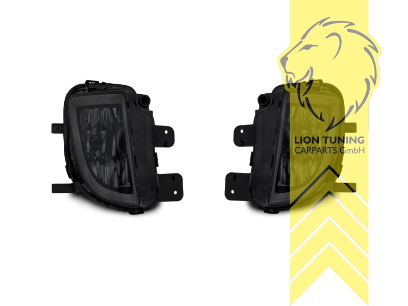 Halogen, schwarz, nur passend für GTi und GTD Stoßstange, H8, Eintragungsfrei / mit E-Prüfzeichen