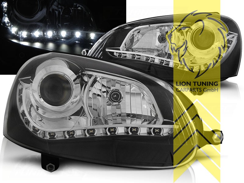 Halogen, schwarz, Abblendlicht H7 / Fernlicht H7, Abblendlicht und Fernlicht in einer Linse H7, Blinkerbirnen BAU15S, elektrisch verstellbar - Stellmotor integriert, Eintragungsfrei / mit E-Prüfzeichen