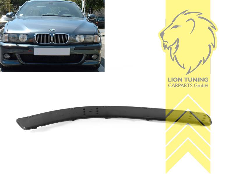 auch passend für M5 und M-Paket Stoßstangen aus dem Zubehör, passend für die Original BMW M5 und M-Paket Stoßstange, PP Kunststoff, für Fahrzeuge ohne PDC, Eintragungsfrei / als Ersatzteil verwendbar