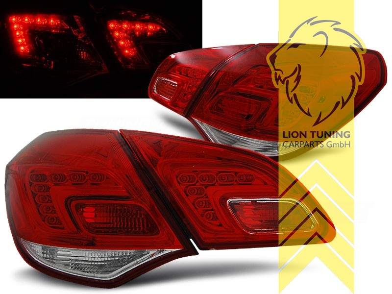 LED, rot, weiss, chrom, Eintragungsfrei / mit E-Prüfzeichen