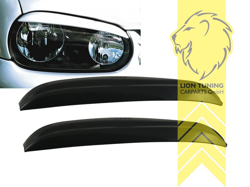 ABS Kunststoff, schwarz - lackierfähig, Eintragungsfrei / mit ABE