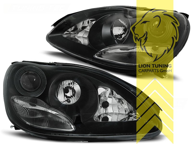 Xenon, HID, schwarz, Abblendlicht D2S / Fernlicht H7 / Nebelscheinwerfer H7, manuell verstellbar, Eintragungsfrei / mit E-Prüfzeichen