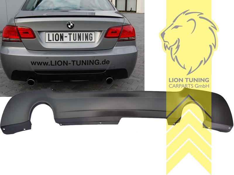 links und rechts, passend für unsere Artikelnummer 7108 und 7109, auch passend für die original E92 / E93 M-Paket Stoßstange, PP Kunststoff, schwarz - lackierfähig, Eintragungsfrei / als Ersatzteil verwendbar