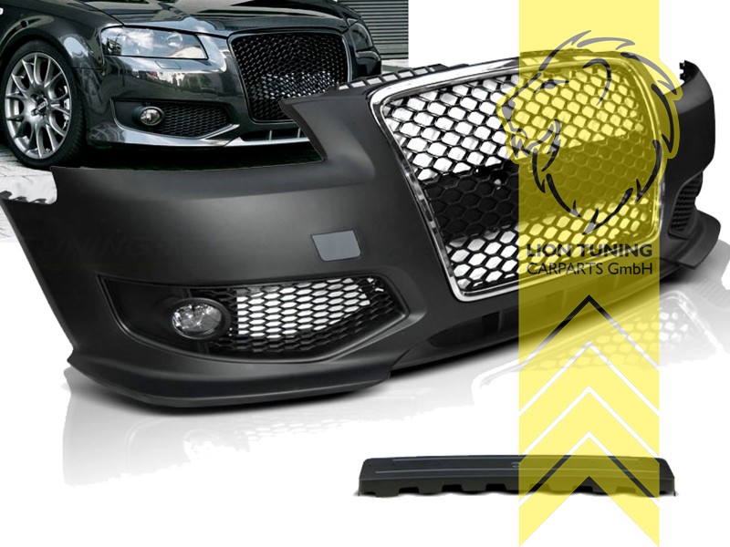 Ersatzteile von äquivalenter Qualität für die Besitzer des Fahrzeugs (entspr. EU-Verordnung 46/2010), PP Kunststoff, grundiert, für Fahrzeuge ohne PDC, für Fahrzeuge ohne SRA, Eintragungsfrei / mit ABE