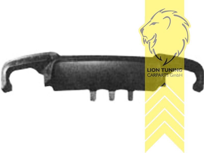 links und rechts, nur passend für M5 Stoßstange, PP Kunststoff, schwarz - lackierfähig