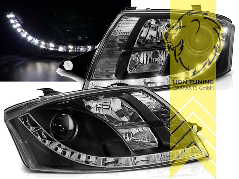 Halogen, schwarz, Abblendlicht H7 / Fernlicht H1 / Nebelscheinwerfer H7, Blinkerbirnen BAU15S, elektrisch verstellbar - Stellmotor integriert, Eintragungsfrei / mit E-Prüfzeichen, Eintragungsfrei / mit R87 Zulassung als Tagfahrlicht