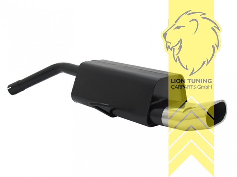 135 x 75 mm Oval DTM, Endrohr single, 75x135mm, Oval, Metall / Stahl, 1.6 / 1.8 / 2.0 / 2.0 JTS / 2.5 V6 / 1.9 JTD / 2.4 JTD, Eintragungsfrei / mit ABE