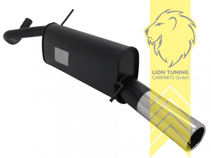 1 x 90mm, Endrohr single, 90mm, Rund, Metall / Stahl, 1.2 / 1.2 TSI / 1.4 / 1.4 GTI / 1.6 / 1.2 TDI / 1.6 TDI, Eintragungsfrei / mit ABE