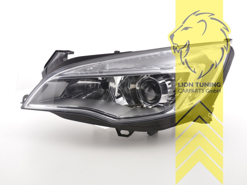 Hauptscheinwerfer Links H7/H7 Mit Motor Passt Für Opel Astra J 09 11