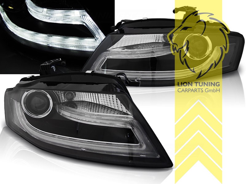 Halogen, schwarz, Abblendlicht und Fernlicht in einer Linse H7, Blinkerbirnen BAU15S, elektrisch verstellbar - Stellmotor integriert, Eintragungsfrei / mit E-Prüfzeichen, Eintragungsfrei / mit R87 Zulassung als Tagfahrlicht