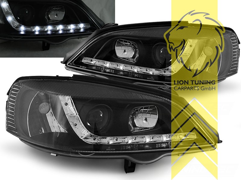 Car Tuning Styling Lampen De Scheinwerfer Set Fur Opel Astra G Tagfahrlicht Led Tfl Look Schwarz Salondulivreathena 