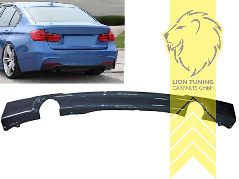 links und rechts, passend für unsere Artikelnummer 10692, 10687, 10685, 11767, auch passend für die original F30 / F31 M-Paket Stoßstange, PP Kunststoff, schwarz - lackierfähig, Eintragungsfrei / als Ersatzteil verwendbar