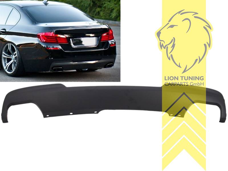 links und rechts, passend für unsere Artikelnummer 7085, 10697, auch passend für die original F10 / F11 M-Paket Stoßstange, PP Kunststoff, schwarz - lackierfähig, Eintragungsfrei / als Ersatzteil verwendbar