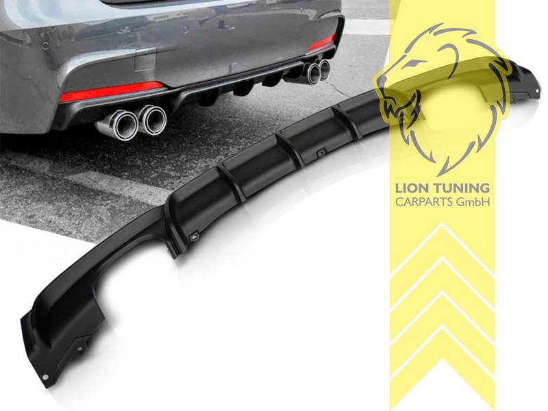 links und rechts, passend für unsere Artikelnummer 10692, 10687, 10685, 11767, auch passend für die original F30 / F31 M-Paket Stoßstange, PP Kunststoff, schwarz - lackierfähig, Eintragungsfrei / als Ersatzteil verwendbar