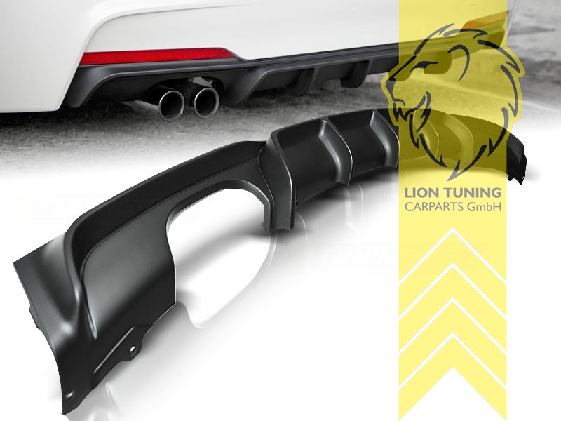 links, passend für unsere Artikelnummer 10692, 10687, 10685, 11767, auch passend für die original F30 / F31 M-Paket Stoßstange, PP Kunststoff, schwarz - lackierfähig, Eintragungsfrei / als Ersatzteil verwendbar