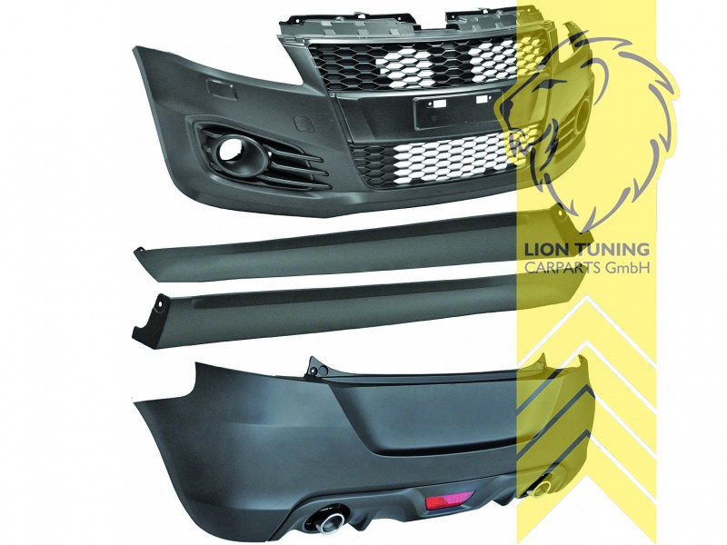 Ersatzteile von äquivalenter Qualität für die Besitzer des Fahrzeugs (entspr. EU-Verordnung 46/2010), PP Kunststoff, grundiert, für Fahrzeuge ohne PDC, für Fahrzeuge mit oder ohne SRA