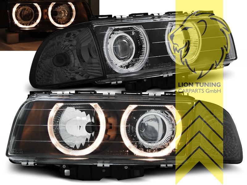 Halogen, schwarz, gelb Halogen, Abblendlicht H7 / Fernlicht H7, Blinkerbirnen BAU15S, elektrisch verstellbar - Stellmotor integriert, Eintragungsfrei / mit E-Prüfzeichen