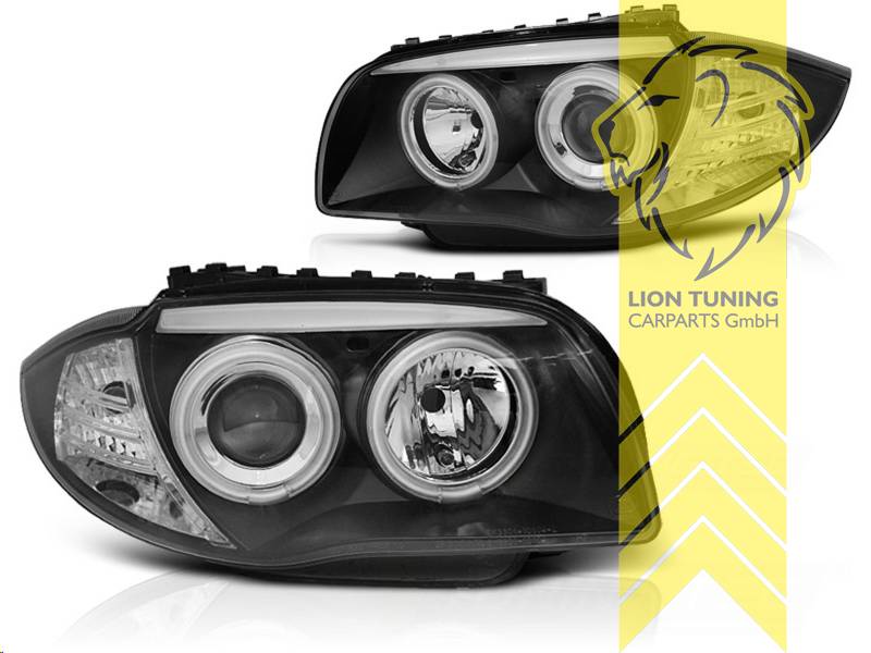 Bmw E61 Angel Eyes Angel Eyes Scheinwerfer Schwarz Für BMW 1er E81 E82 E87 E88 (Bj. 2004-2011) Bmw E90 Angel Eyes Birne