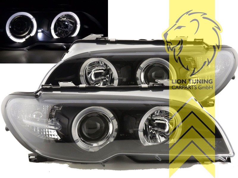 Halogen, schwarz, weiß LED, Abblendlicht H7 / Fernlicht H1, Blinkerbirnen BAU15S, elektrisch verstellbar - Stellmotor integriert, Eintragungsfrei / mit E-Prüfzeichen