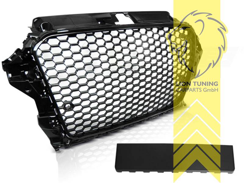 schwarz glänzend, Passend für alle Ausstattungsvarianten, ABS Kunststoff, für Fahrzeuge mit PDC, Eintragungsfrei / als Ersatzteil verwendbar