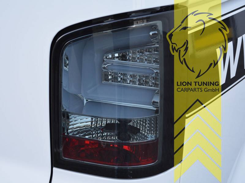 Liontuning - Tuningartikel für Ihr Auto  Lion Tuning Carparts GmbH LED  Rückleuchten VW T5 Bus Facelift Multivan Caravelle Transporter schwarz s