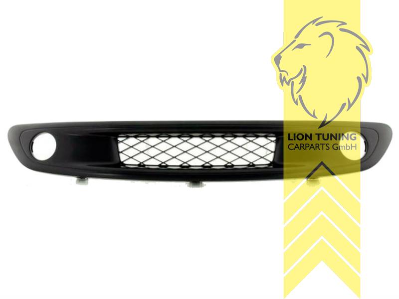 ohne Emblemaufnahme, schwarz matt, ABS Kunststoff, schwarz - lackierfähig, Eintragungsfrei / als Ersatzteil verwendbar