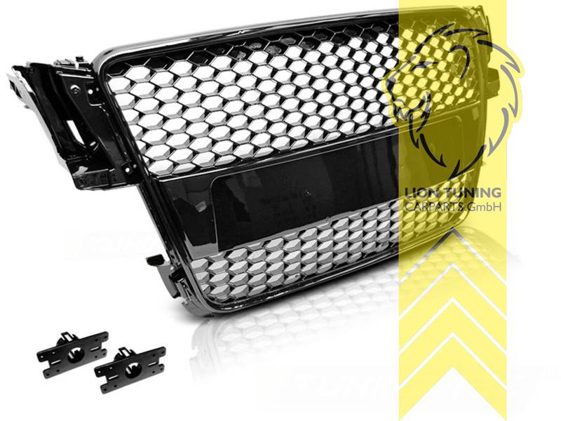 schwarz glänzend, Passend für alle Ausstattungsvarianten, ABS Kunststoff, für Fahrzeuge mit PDC, Eintragungsfrei / als Ersatzteil verwendbar