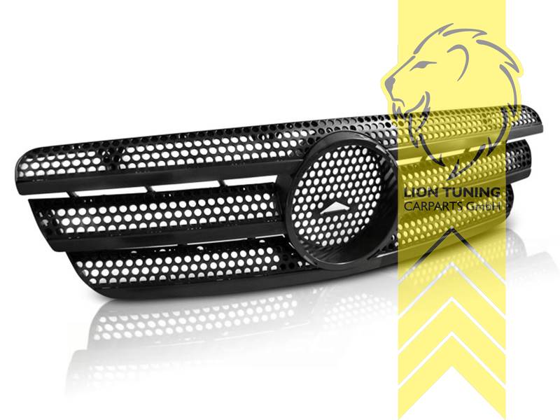 Original Mercedes Emblem wird übernommen, schwarz matt, ABS Kunststoff, Eintragungsfrei / als Ersatzteil verwendbar