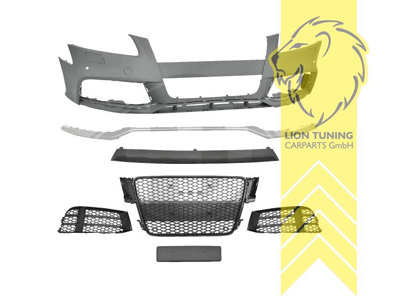 Ersatzteile von äquivalenter Qualität für die Besitzer des Fahrzeugs (entspr. EU-Verordnung 46/2010), PP Kunststoff, grundiert, für Fahrzeuge ohne PDC, für Fahrzeuge mit oder ohne SRA, Eintragungsfrei / mit ABE